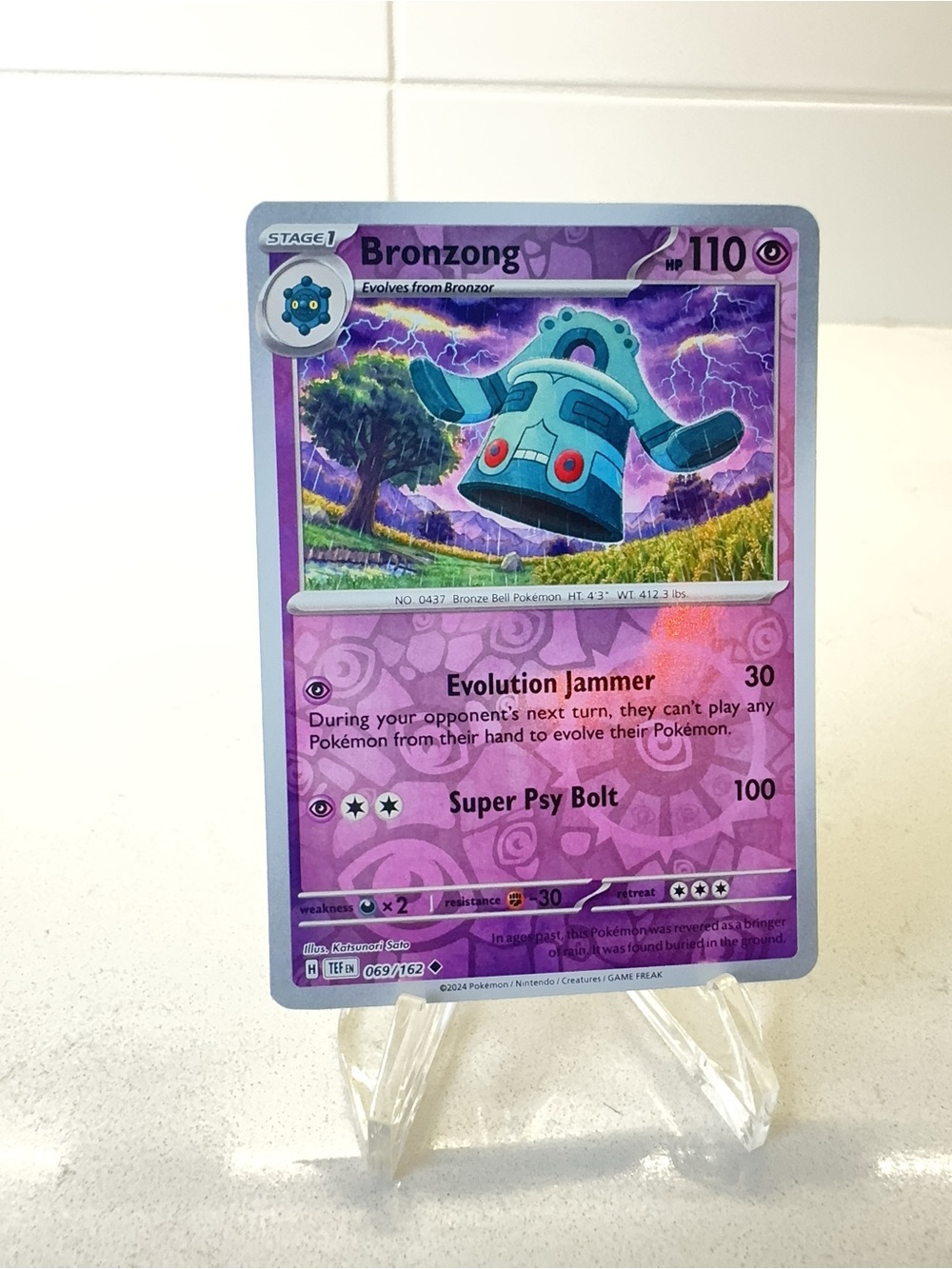 Pokemon TCG Card -  Bronzong [Reverse Holo] #69 Pokemon Temporal Forces
